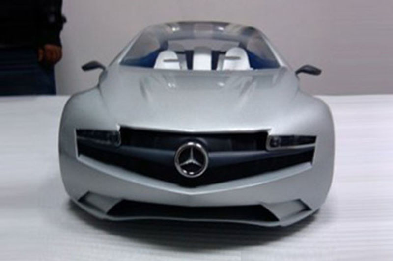 Mercedes Benz automobile prototype